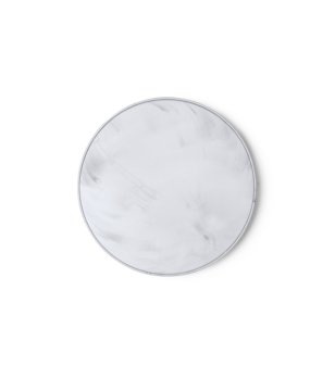 Безжично зарядно от рециклирани капачки от бутилки YARON в черен нюанс снимка