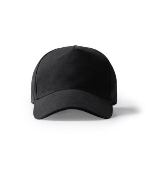 Черна памучна шапка с козирка FRED снимка