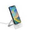 Безжично зарядно с поставка ALOK в бяло и бамбук-3 снимка