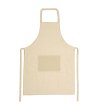 Бежова готварска престилка от органичен памук OLIVER-1 снимка