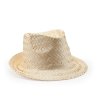 Бежова сламена шапка федора GALAXY-0 снимка