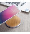 Безжично зарядно устройство FALCON 10 W с дизайн от бамбук-0 снимка