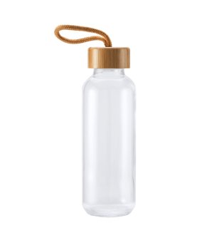 Прозрачна стъклена бутилка за вода Trilby 450 мл снимка