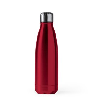 Бутилка за вода от неръждаема стомана в червено Alpinia 700 мл снимка