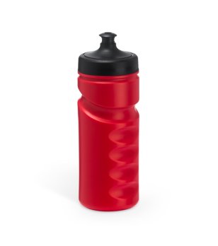 Спортна пластмасова бутилка за вода в червено 520 мл Sporty снимка