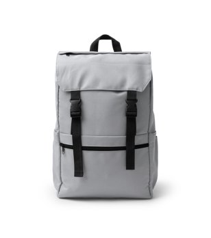 Сива раница SOLAP от рециклиран полиестер снимка