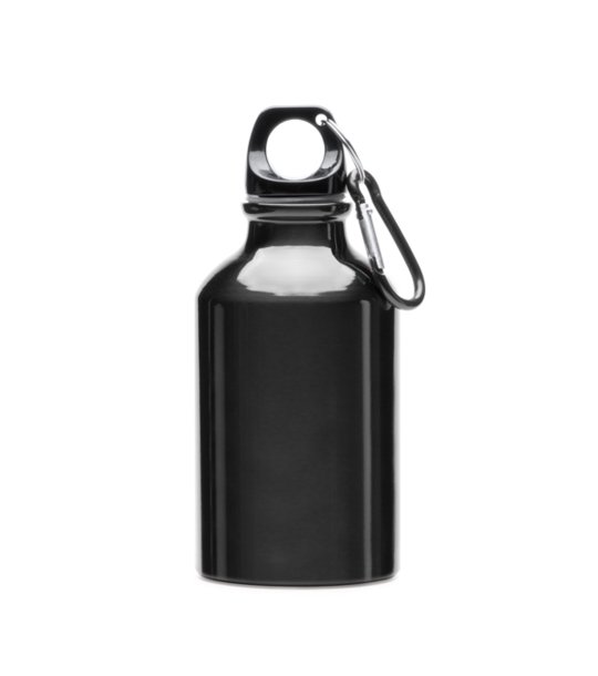 Алуминиева бутилка за вода в черно Yaca 330 мл снимка