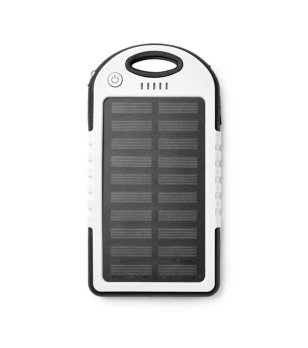 Външна соларна батерия DROIDE в бяло 4000 mAh снимка