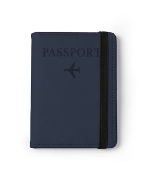 Калъф за паспорт в тъмносиньо MUNDI снимка