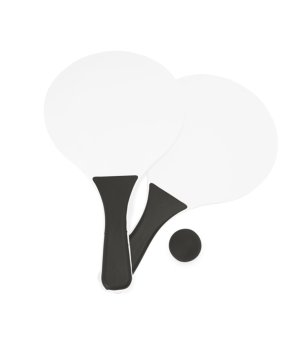 Плажни хилки с топка FEROE в бяло и черно снимка