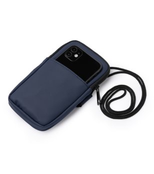 Тъмносиня малка чанта за телефон SUIPER снимка