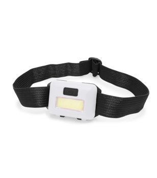 Бял челник с LED светлини HEAD снимка