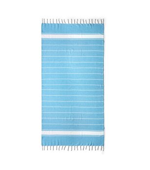 Памучна кърпа саронг в тюркоаз DENIA снимка