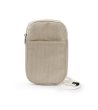 Бежова малка чанта за телефон BUSNIX-0 снимка