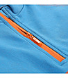 Синя детска блуза за зимни спортове  SEAMO с CoolDry-4 снимка