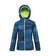 Детско softshell яке в зелени и сини нюанси EZORO-0 снимка