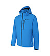 Мъжко softshell яке в синьо HOOR с DWR-1 снимка