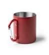 Червена чаша от рециклирана неръждаема стомана NASIK 300 мл-2 снимка