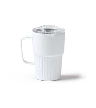 Бяла термочаша NUBEX 450 мл снимка