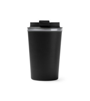 Термочаша с двойни стени в черно Okele 450 мл снимка
