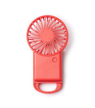 Ръчен вентилатор GIZA в червено снимка