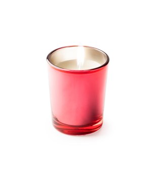 Ароматна свещ в червено с аромат ягода KIMI снимка