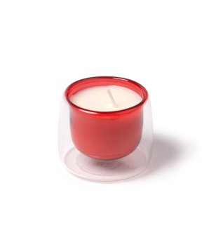 Ароматна свещ в червено FLORA снимка