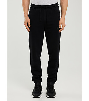 Черно мъжко спортно долнище с памук Brutus снимка