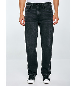 Памучни мъжки черни дънки Zack снимка