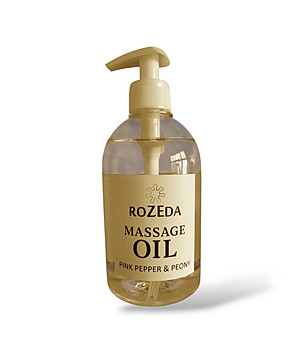 Професионално масажно масло Розов пипер и Божур 500 мл снимка