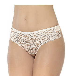 Бикини в бежово с дантела Cottonella снимка