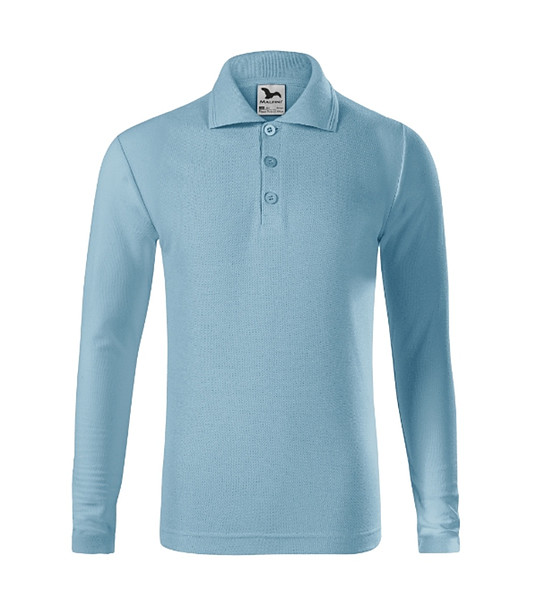 Детска светлосиня блуза с яка Zino снимка