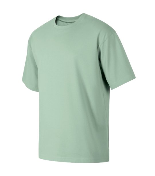 Мъжка памучна тениска в зелено Zin снимка