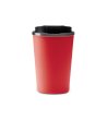 Термочаша TOMAS в червено 400 мл от неръждаема стомана-0 снимка