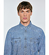 Памучна мъжка риза деним Retinez-3 снимка