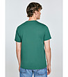 Зелена памучна мъжка тениска Carbon-1 снимка