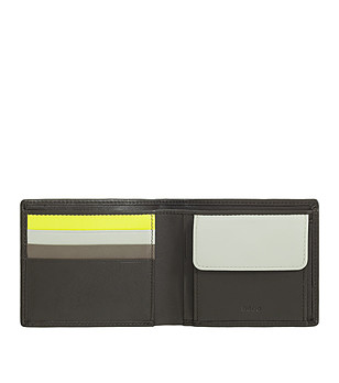 Кафяв мъжки кожен портфейл Azzorre снимка