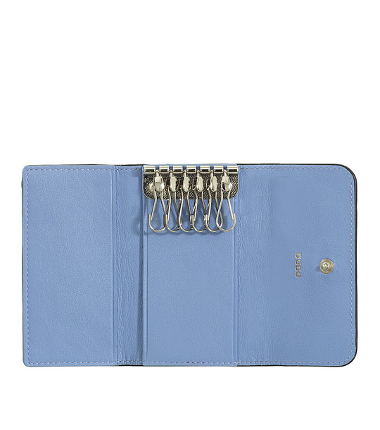 Кожен аксесоар за ключове в черно и светлосиньо Timbuktu снимка