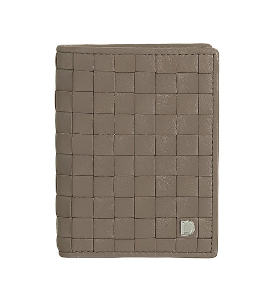 Мъжки кожен портфейл в цвят маслина с релеф Rodi снимка