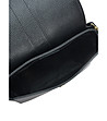Дамска кожена чанта в черно-4 снимка