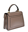 Дамска чанта в цвят таупе Vella-2 снимка