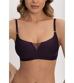 Сутиен без банели във виолетов нюанс Second Skin снимка