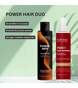 Комплект от шампоан  за мъже и маска за коса снимка