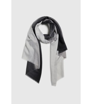 Дамски шал в сиви нюанси снимка