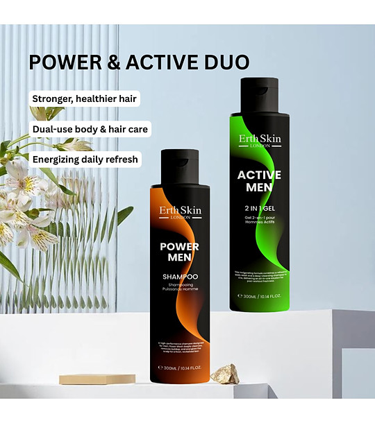 Комплект от шампоан и душ гел за мъже снимка