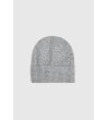 Дамска сива шапка с рипсена плетка-0 снимка