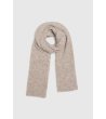 Дамски плетен шал в бежов меланж-0 снимка