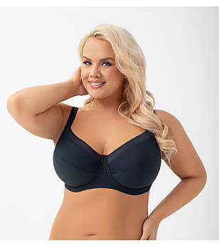 Сутиен с меки чашки в тъмносиньо Anika снимка