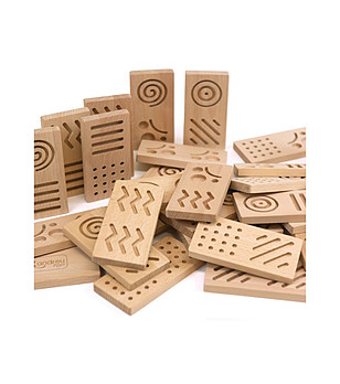 Дървено сензорно домино Гигант снимка