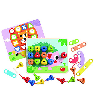 Мозайка и конструктор в куфар за най-малките снимка